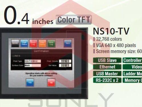 Màn hình điều khiển HMI OMRON NS10-TV00B-V2
