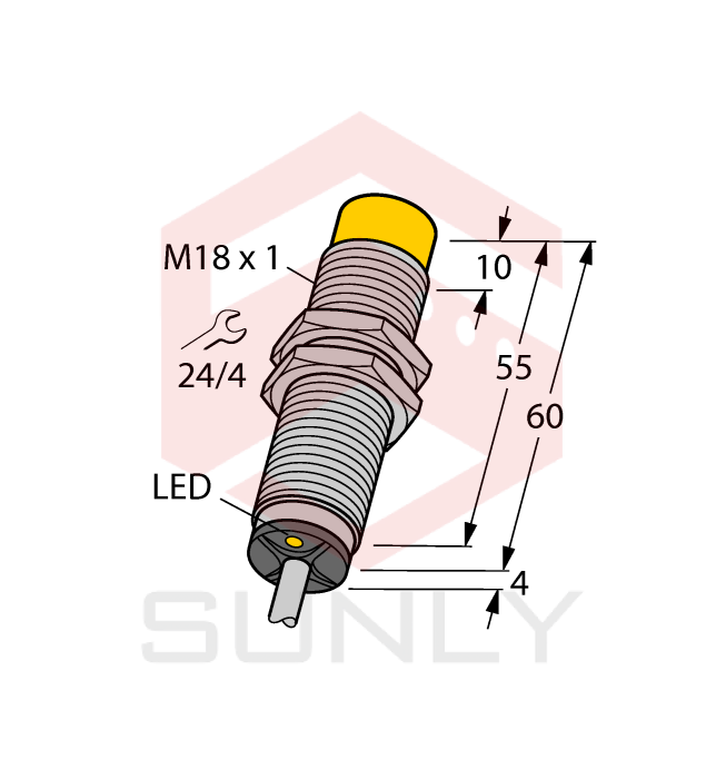 Cảm biến khoảng cách cảm ứng Turck NI15U-M18M-VN44X