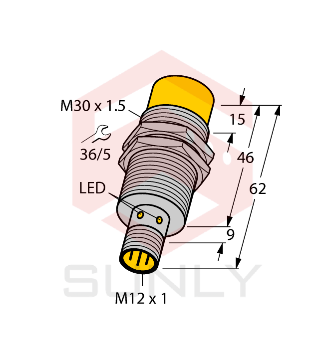 Cảm biến khoảng cách cảm ứng Turck NI30U-EM30WD-VP44X-H1141