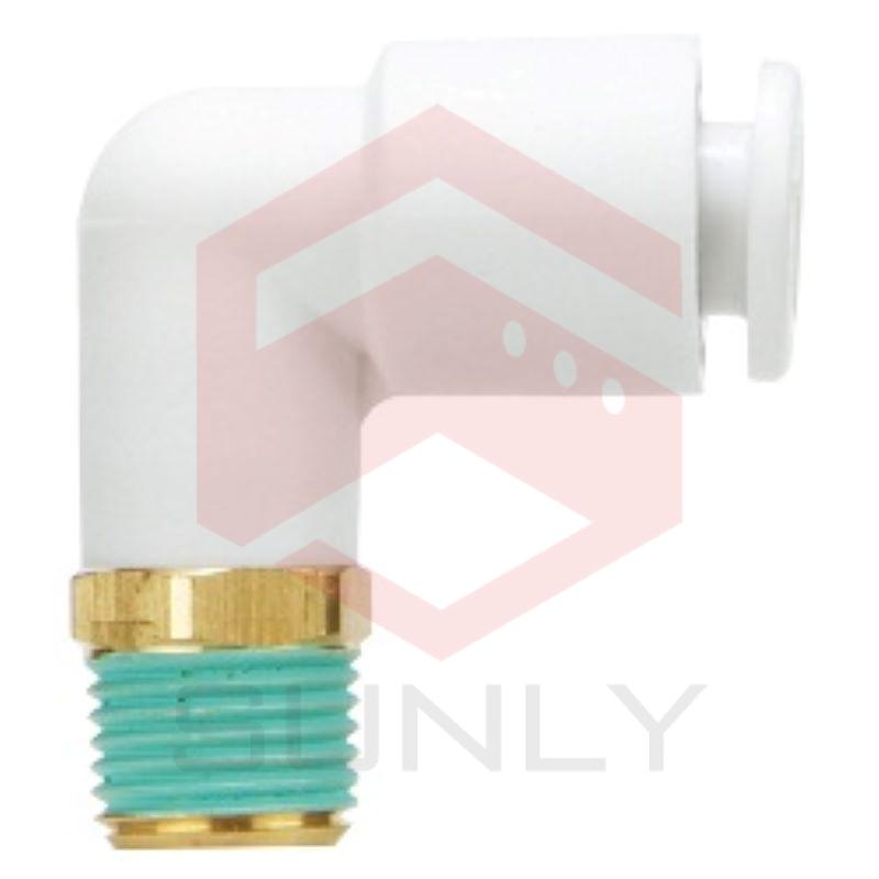 Khớp nối khuỷu tay kết nối nhanh tích hợp khả năng chống chạy SMC KRL12-04SW2