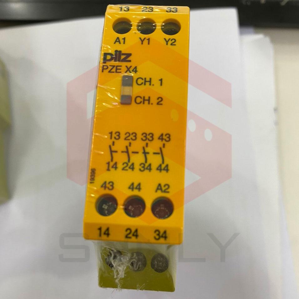 pilz safety relay pze x4 24vdc