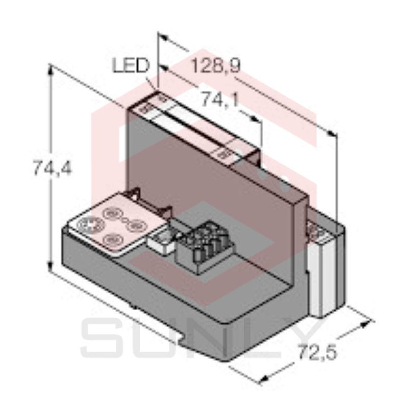 Programmable Set for Ethernet Modbus/TCP in IP20 TI-BL20-PG-EN-S-2