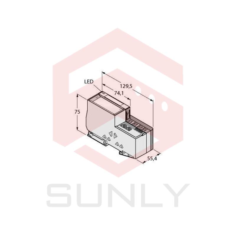 Set for Simple I/O Communication via Ethernet TI-BL20-EN-S-2