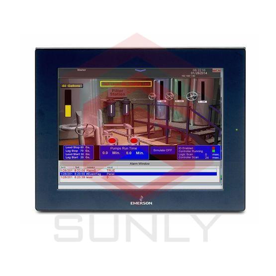 Màn hình HMI IC755CBS12CDB GE Fanuc|| Emerson QuickPanel+ 12" screen with View and Control (blank bezel)