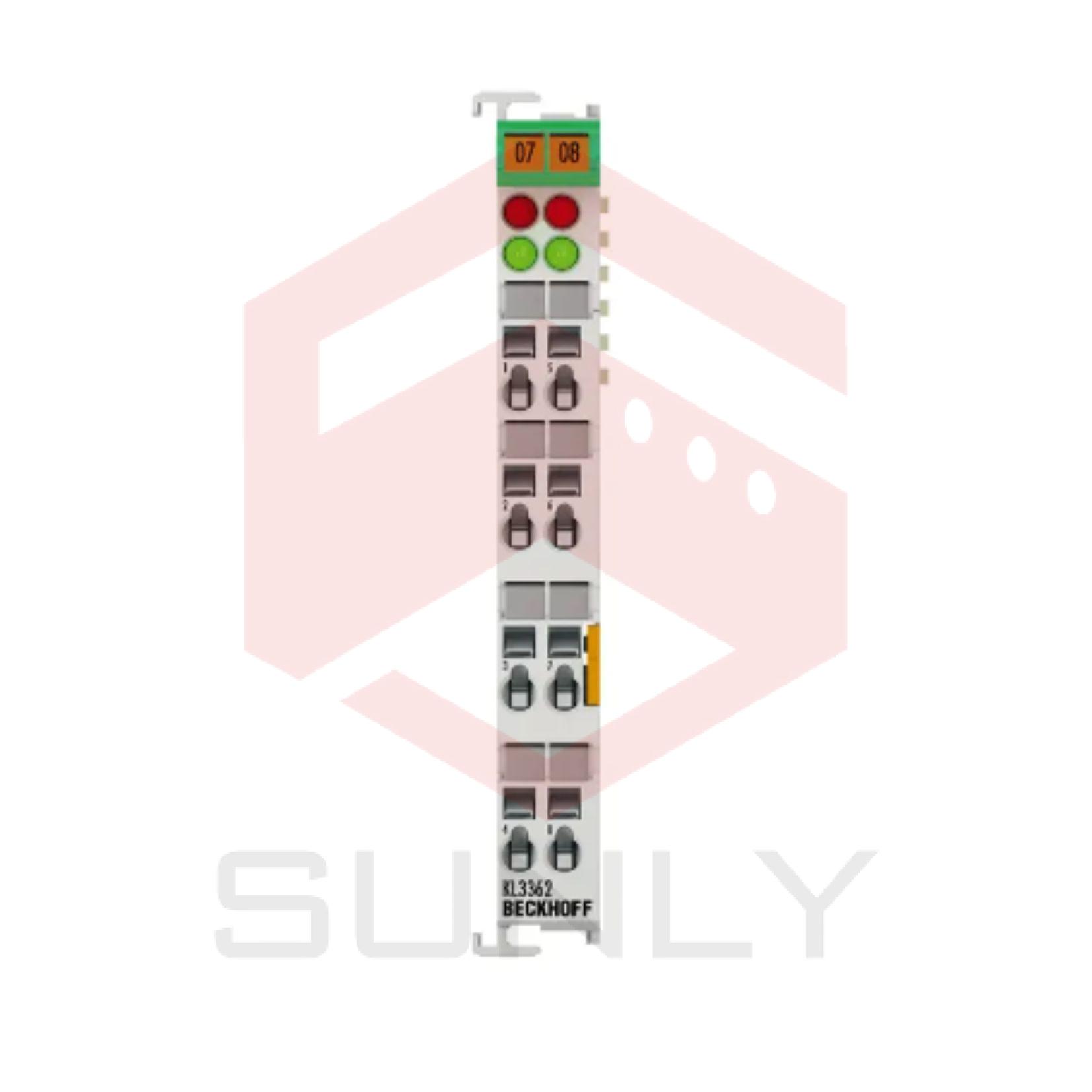 KL3362 | Bus Terminal, đầu vào analog 2 kênh, điện áp, ±10 V, 15 bit, chức năng oscilloscope