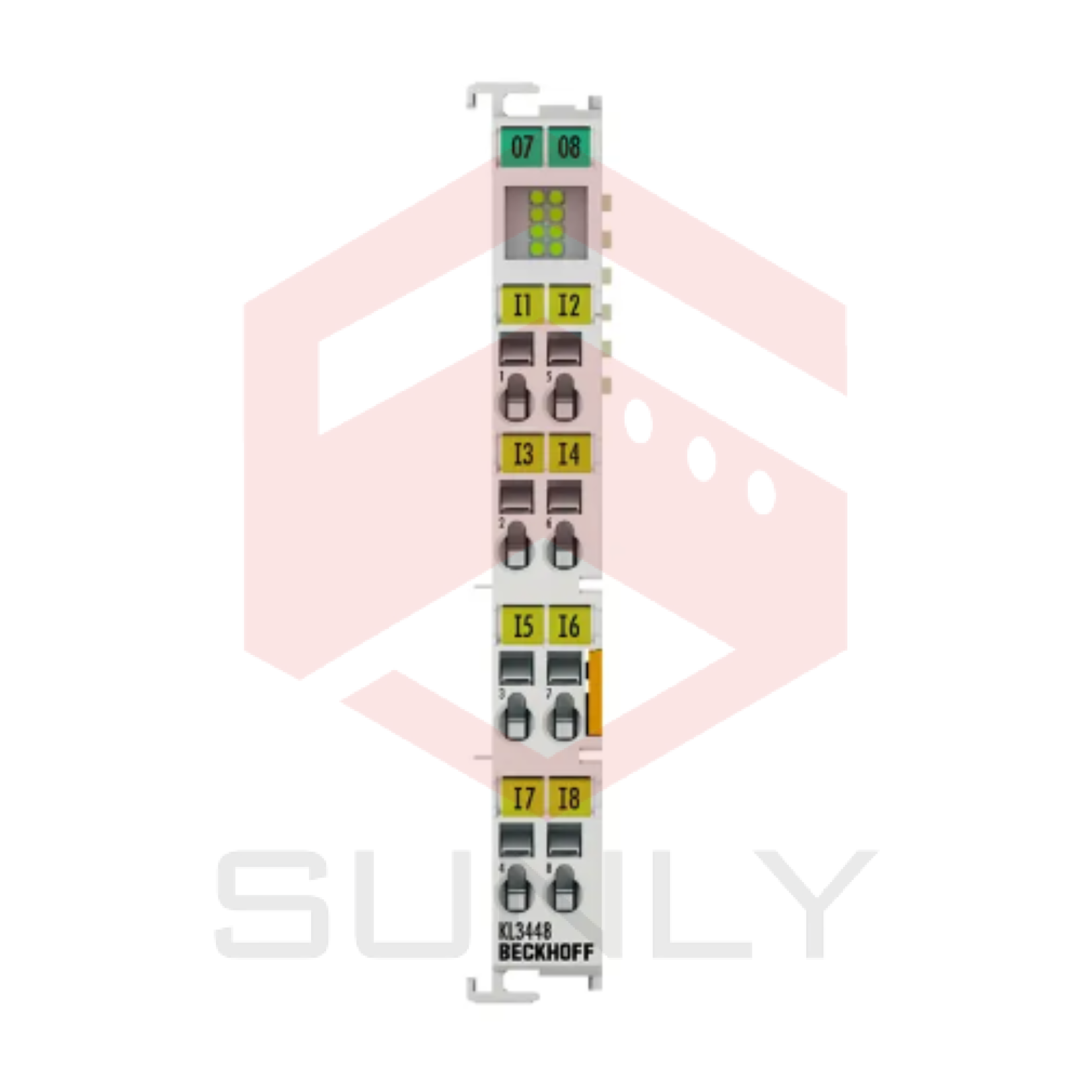 KL3448 | Terminal Bus, 8 kênh đầu vào tín hiệu analog, dòng, 0…20 mA, 12 bit, đơn kết