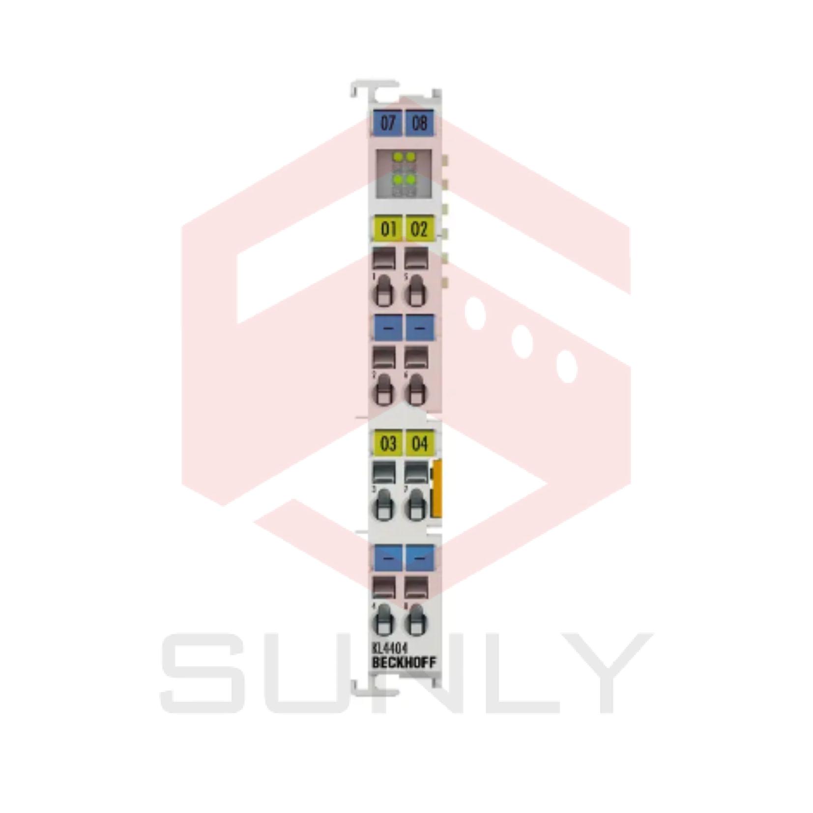 KL4404 | Bus Terminal, Đầu ra analog 4 kênh, điện áp, 0…10 V, 12 bit, một chiều