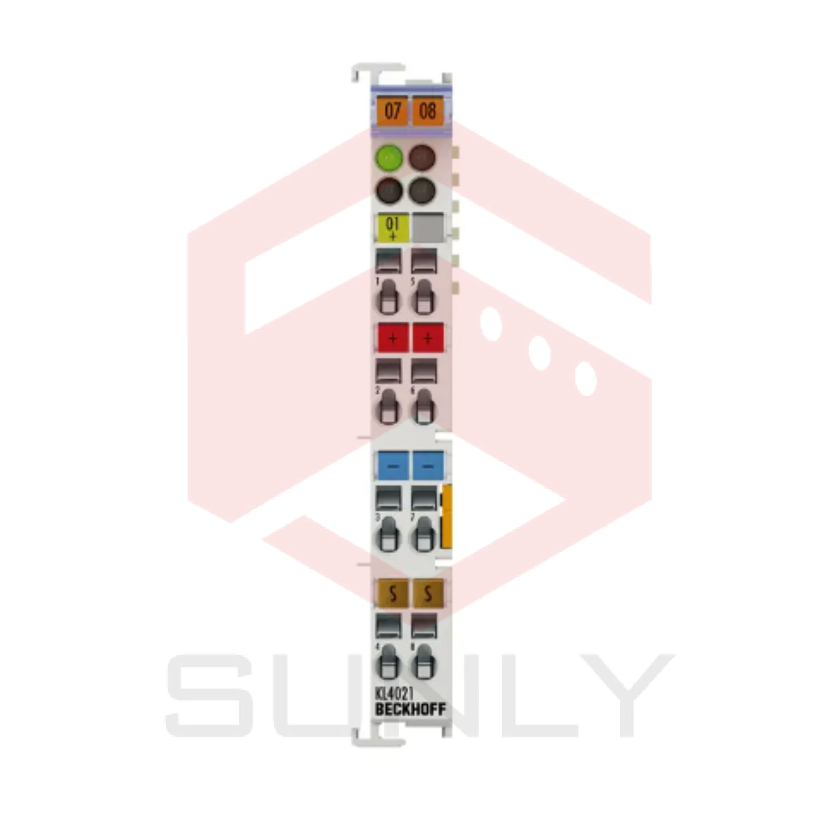 KL4021 | Bộ kết nối Bus, 1 kênh đầu ra tín hiệu analog, dòng điện, 4…20 mA, 12 bit, đơn đầu