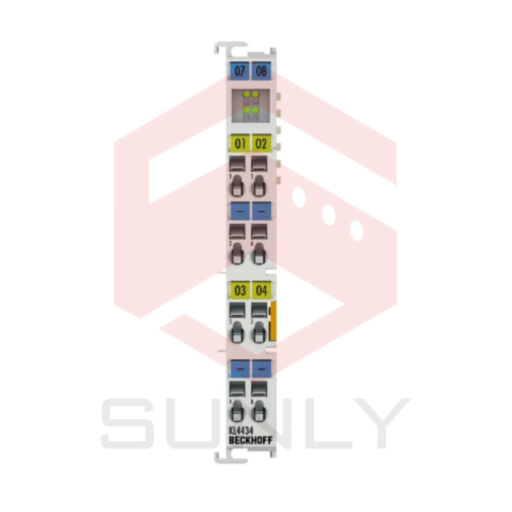 KL4434 | Trạm Bus, Đầu ra analog 4 kênh, điện áp, ±10 V, 12 bit, một chiều