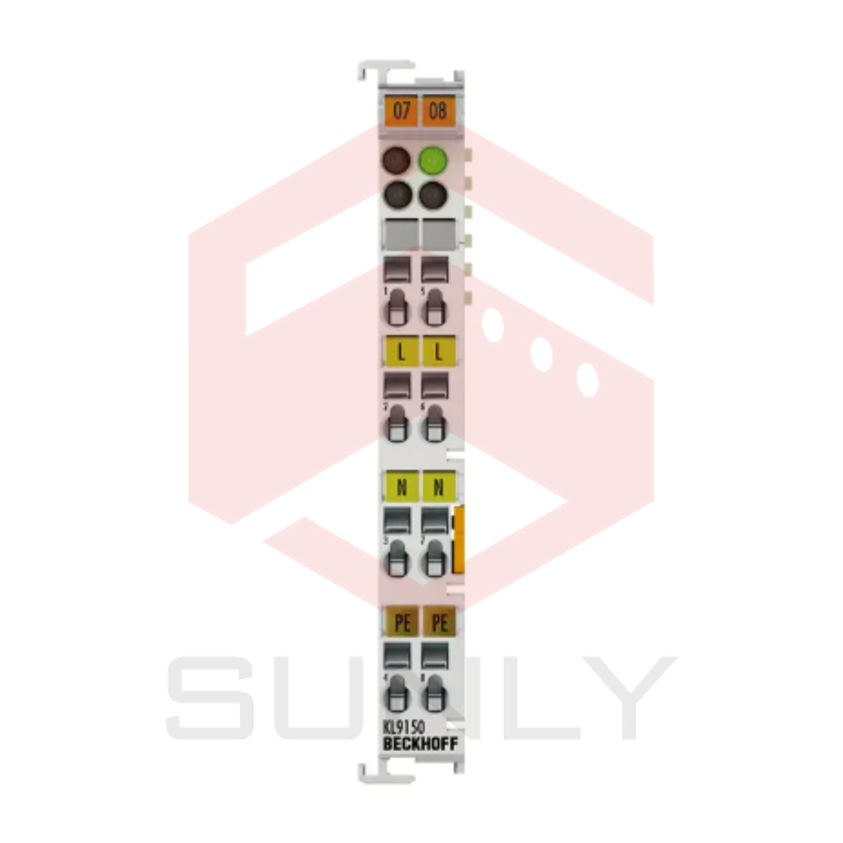 KL9250 | Potential supply terminal, 120…230 V AC, with fuse