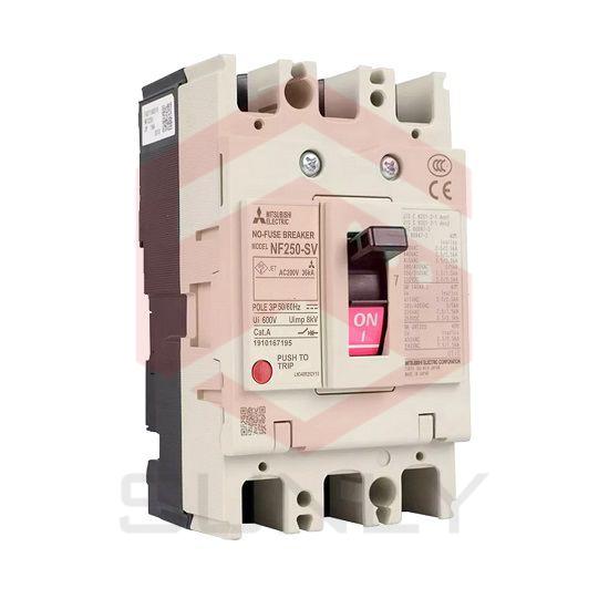 MCCB Mitsubishi NF250-SV 3P 160A 36kA