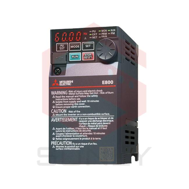 Biến tần Mitsubishi FR-E820S-0015-4-60 0.2kW 1 Pha 220V